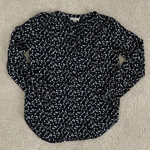 The LOFT Blouse Blue - Extra Small